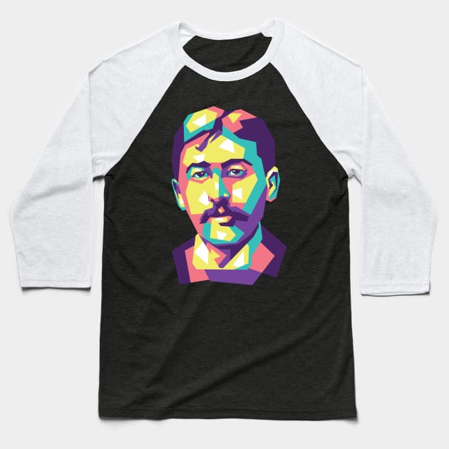 wpap MARCEL PROUST Baseball T-Shirt by erika design